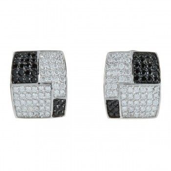 Pendientes Cuadros de plata925
