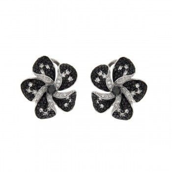 Pendientes Flor Molinillo de plata925