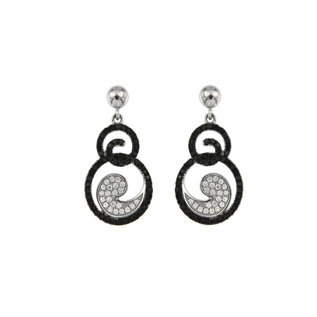 Pendientes Espirales de plata925 Pendientes Espirales de plata925