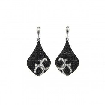 Pendientes Entrelazado de plata925