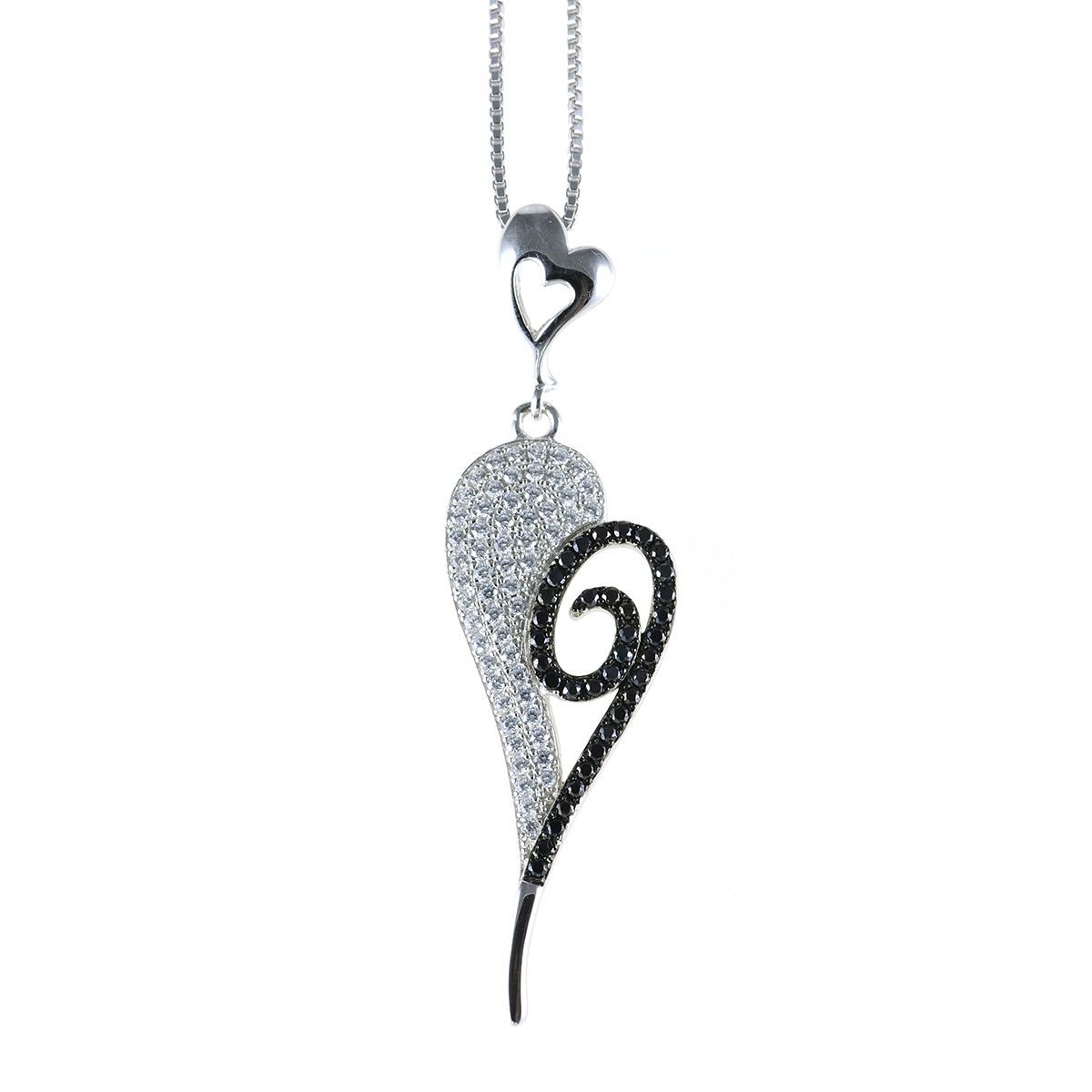 Colgante Corazón Espiral de plata925 Colgante Corazón Espiral de plata925