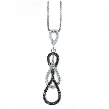 Colgante Lágrimas Entrelazadas de plata925