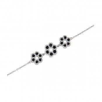 Pulsera Floral de plata925