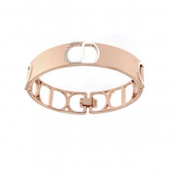 Brazalete Doble D Oro Rosa