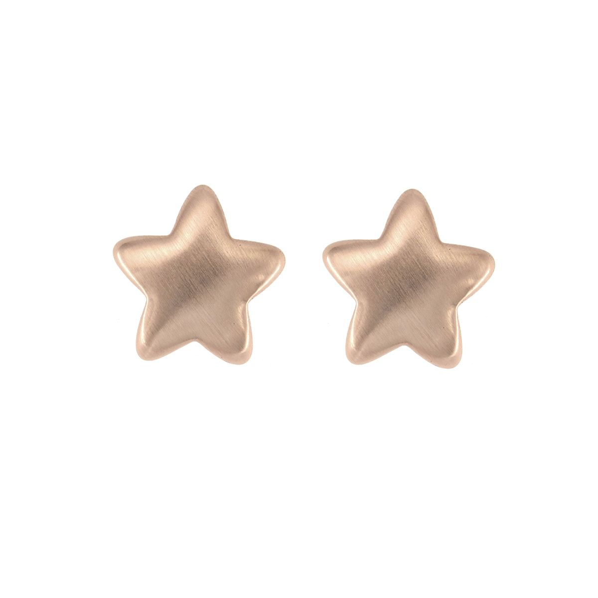 Pendientes Estrella Oro Rosa