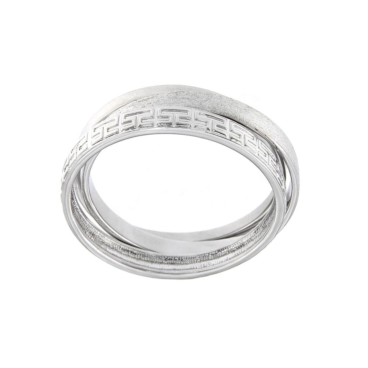 Set Triple Brazalete Rodio Set Triple Brazalete Rodio