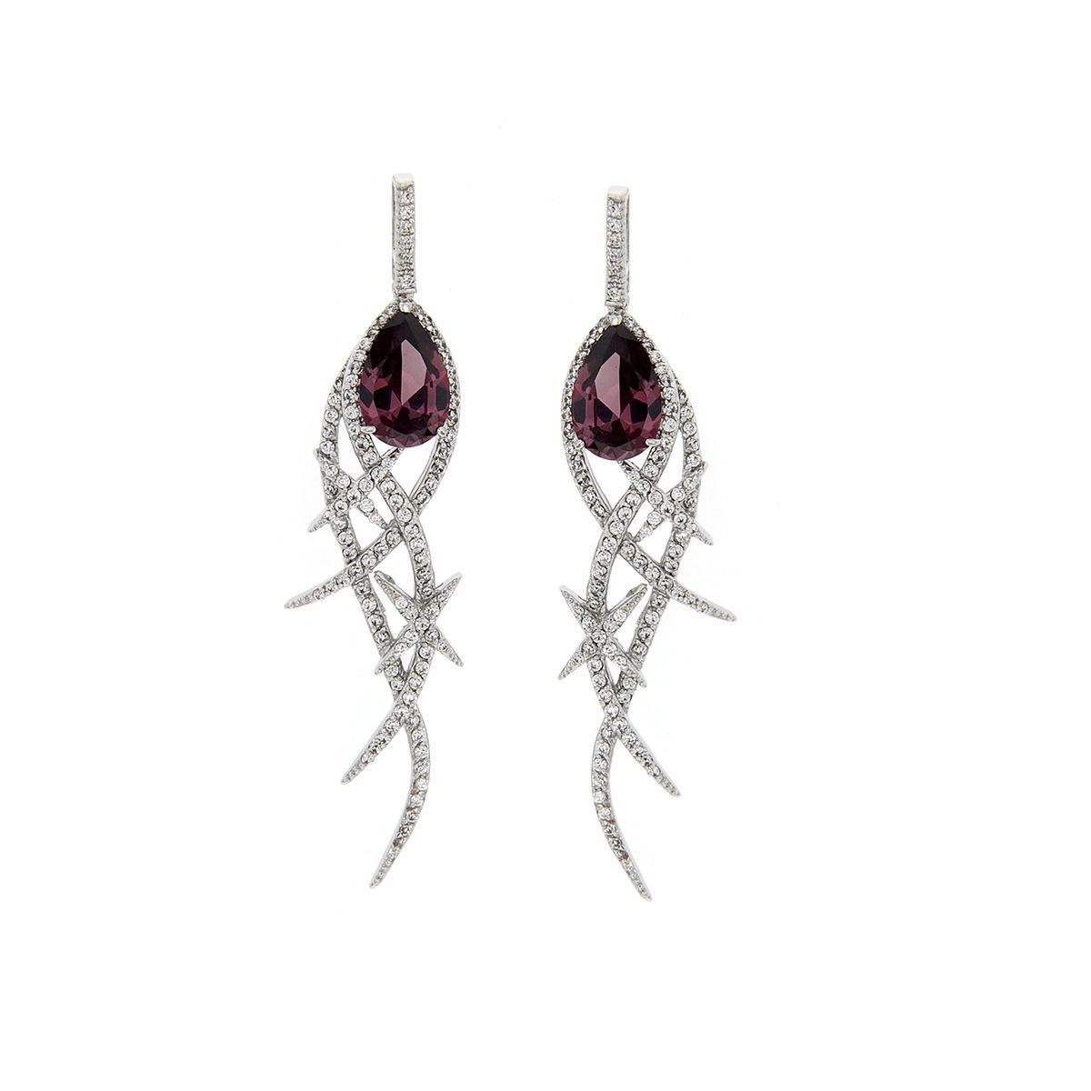 Pendientes largos Tribales y Piedra