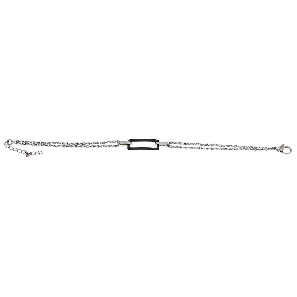 Pulsera Black Squarish Pulsera Black Squarish