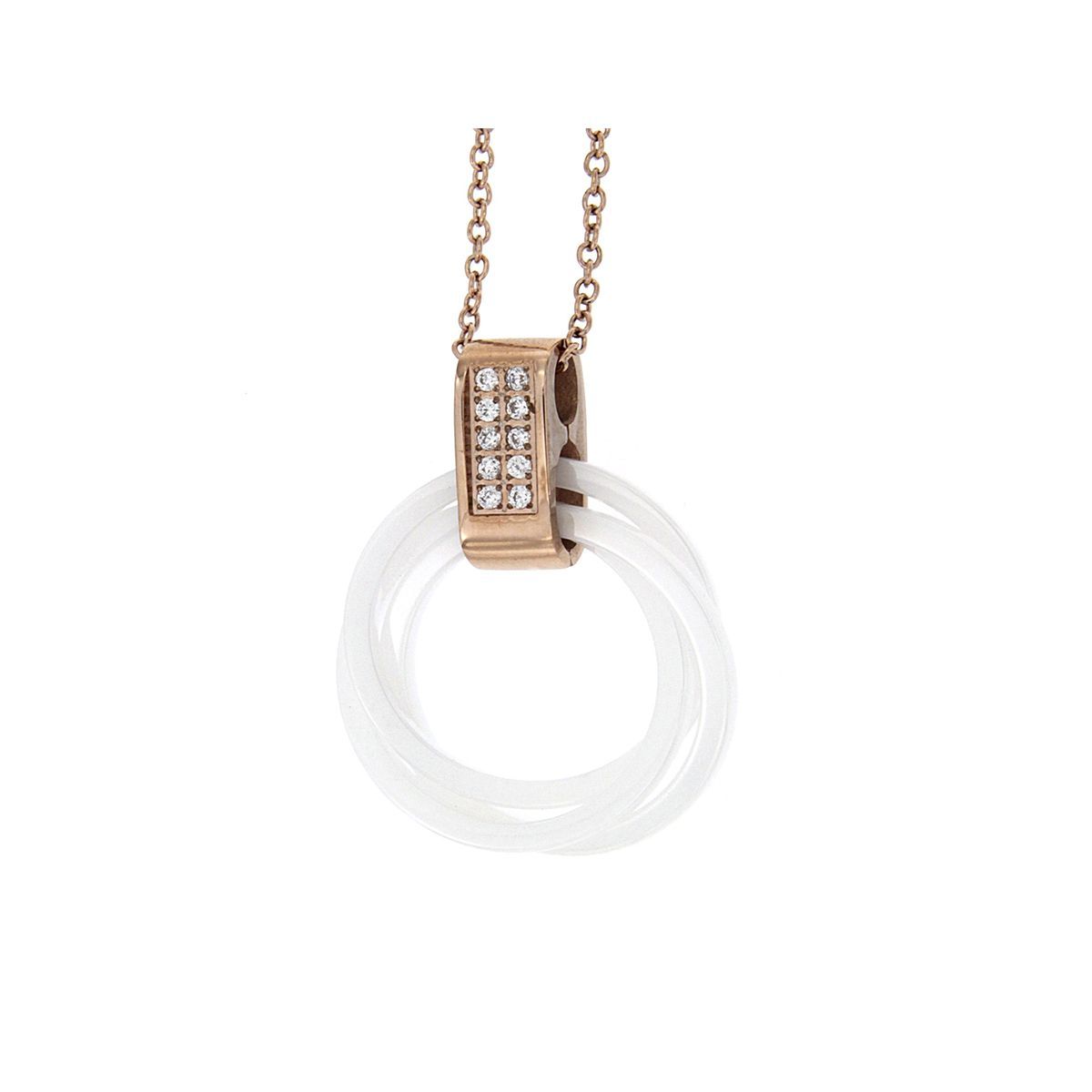Colgante Hoops Oro Rosa Colgante Hoops Oro Rosa