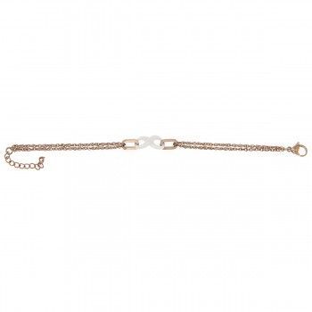 Pulsera Infinity Oro Rosa
