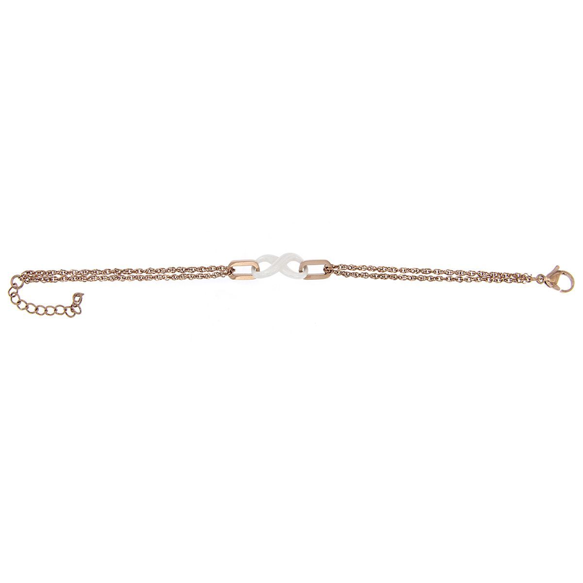 Pulsera Infinity Oro Rosa Pulsera Infinity Oro Rosa