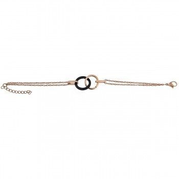 Pulsera Black Sync Oro Rosa