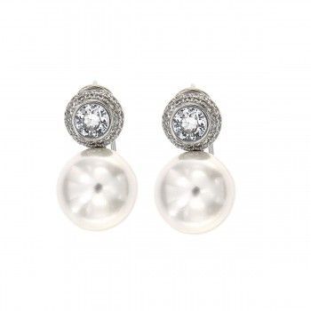 Pendientes Tú y Yo en París Crystal de plata925