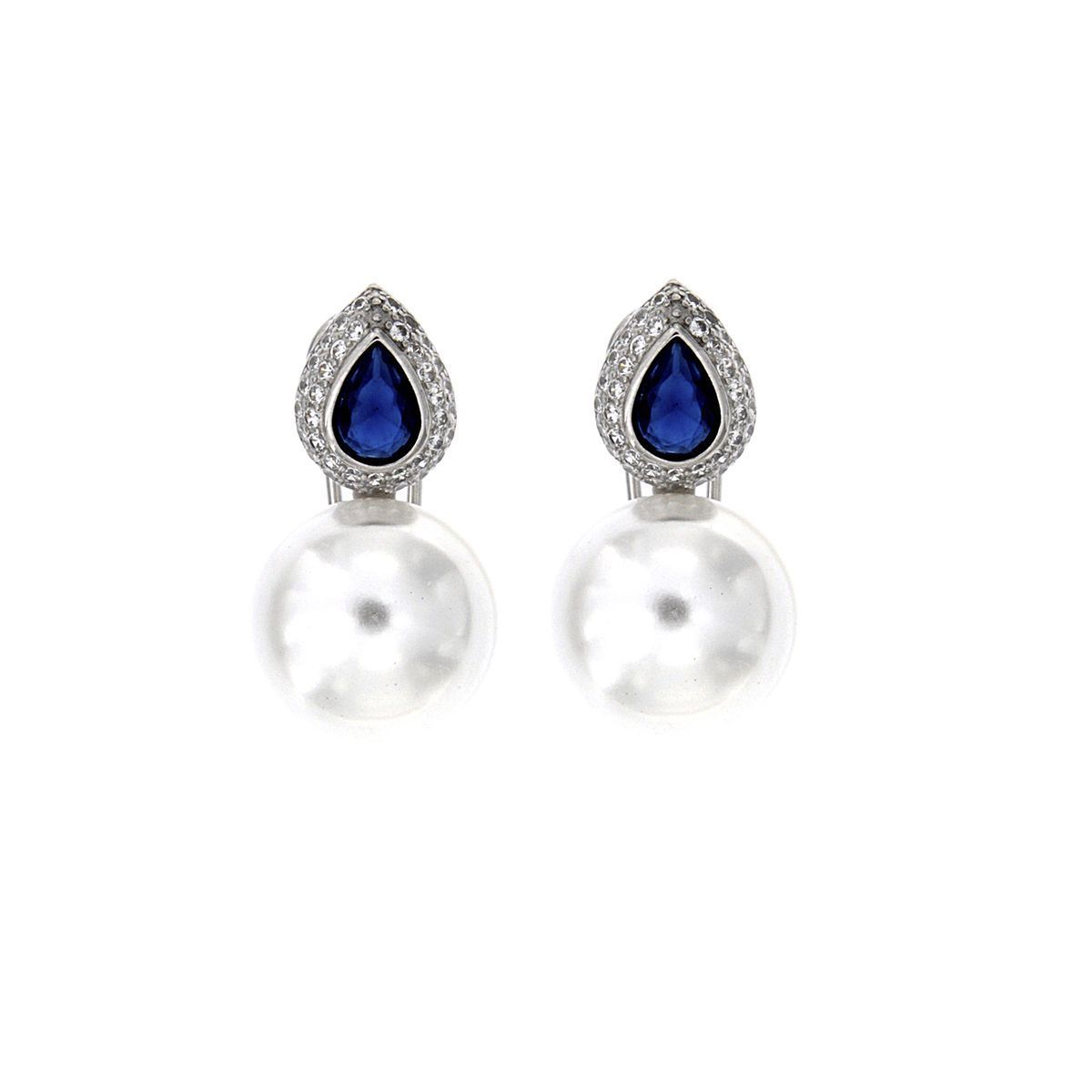 011478.01-pendientes-plata-925-baño-rodio-perla-natural-blanca-irisada-circonita-lagrima-sapphire-redonda-cristal-ziane Pendientes Tú y Yo en Casablanca Sapphire de plata925