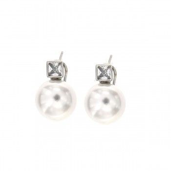 Pendientes Tú y Yo en Pekín Crystal de plata925
