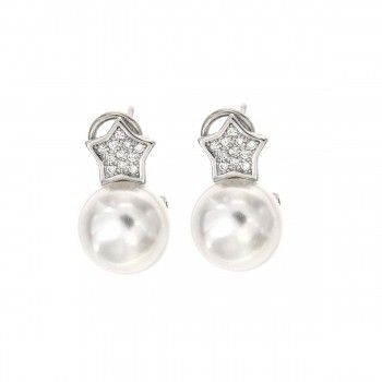 Pendientes Tú y Yo en Singapur de plata925