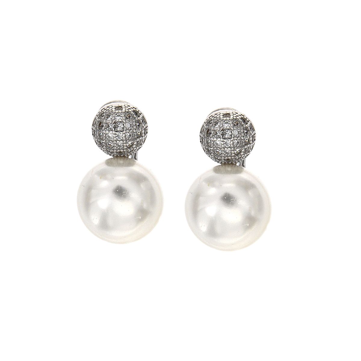 011545.01-Par-pendientes-plata-925-rodio-perla-natural-blanca-irisada-micropavee-circonita-cristal- Pendientes Tú y Yo en Dublín de plata925