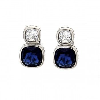 Pendientes Tú y Yo en Cancún Sapphire de plata925