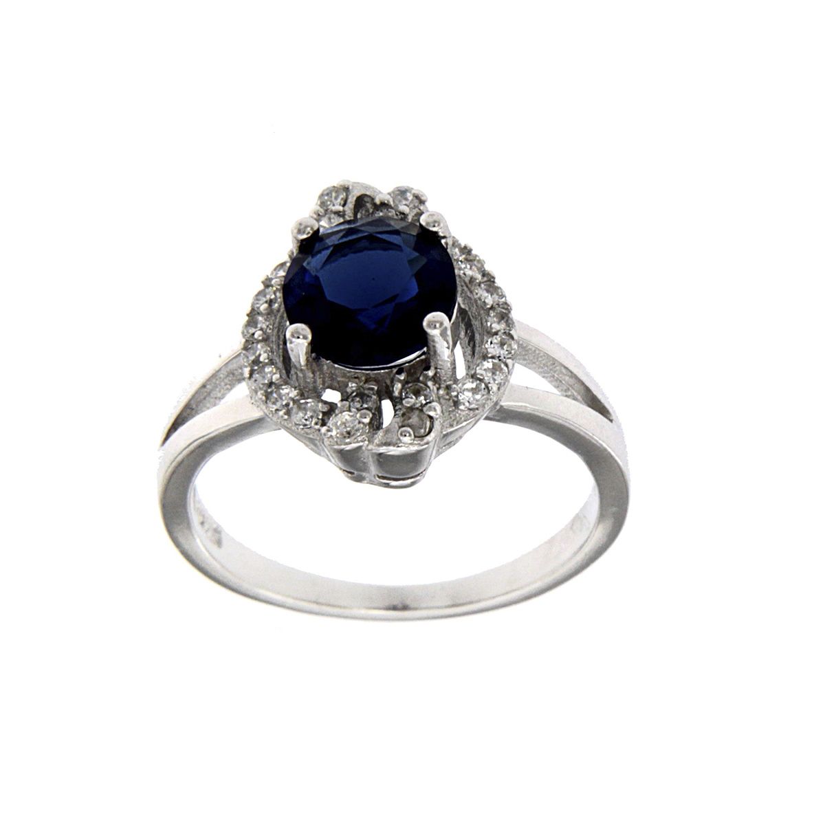 Anillo Classic Circle Sapphire de Plata925 Anillo Classic Circle Sapphire de Plata925
