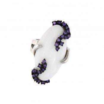 Anillo El Misterio del Tren Azul de Plata925