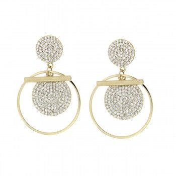 Pendientes Aros y Círculos Oro