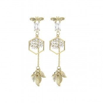Pendientes Abeja y Hojas