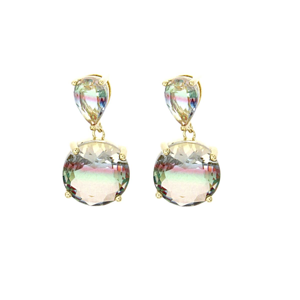 Pendientes Lágrima Invertida Peridot Pendientes Lágrima Invertida Peridot