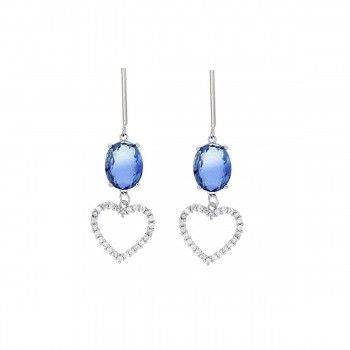 Pendientes Corazón Oval