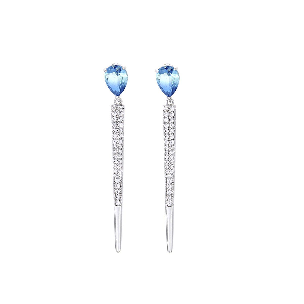 Pendientes largos Espiga Aquamarine Pendientes largos Espiga Aquamarine
