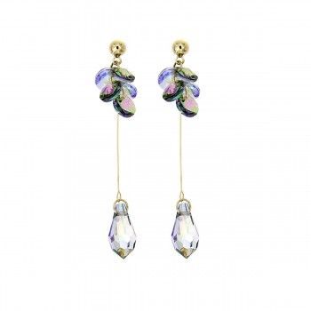 Pendientes Esfera y Piedra