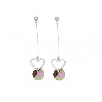 Pendientes Corazón y Piedra