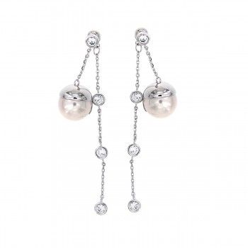 Pendientes Chaton y Perla