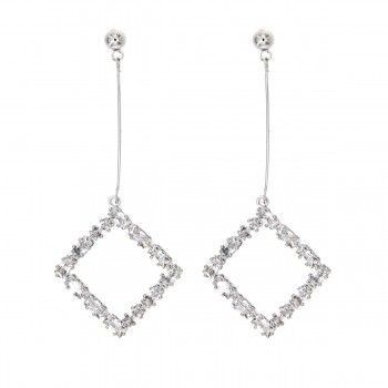 Pendientes largos Rombo