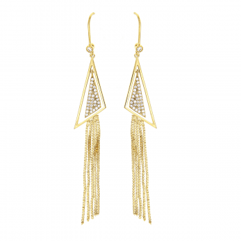 Pendientes largos Triángulo