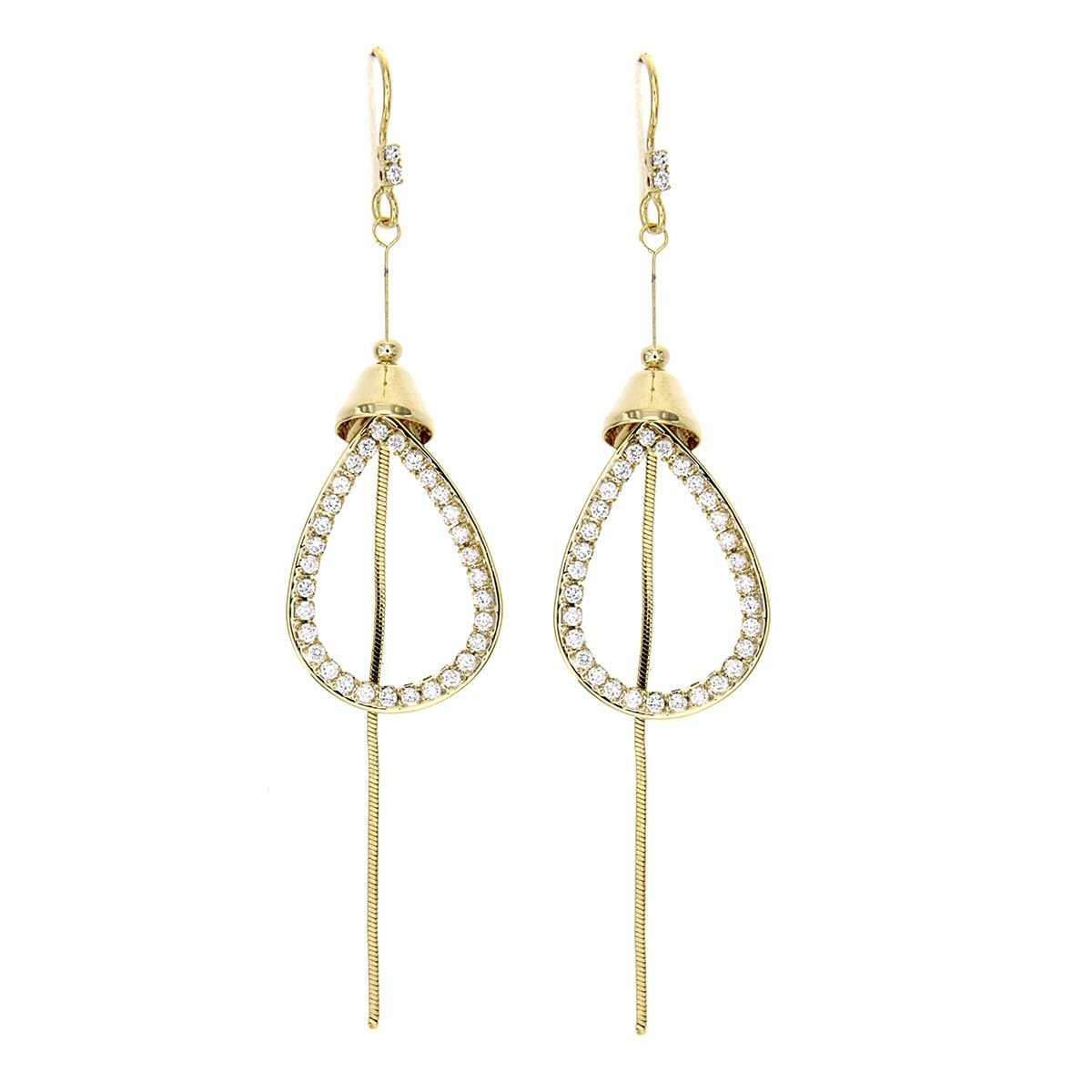 Pendientes largos Lágrima y Línea Pendientes largos Lágrima y Línea