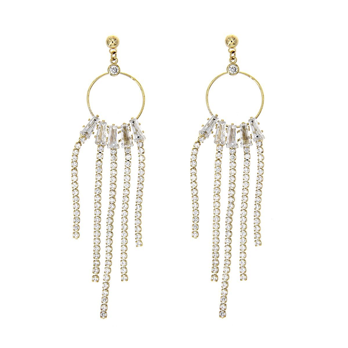 Pendientes largos Tiritas Pendientes largos Tiritas