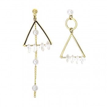 Pendientes largos desiguales Triángulo
