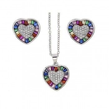 Conjunto Afecto Rainbow Rodio