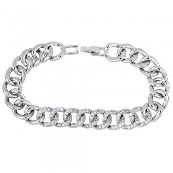 Pulsera String Mix en rodio