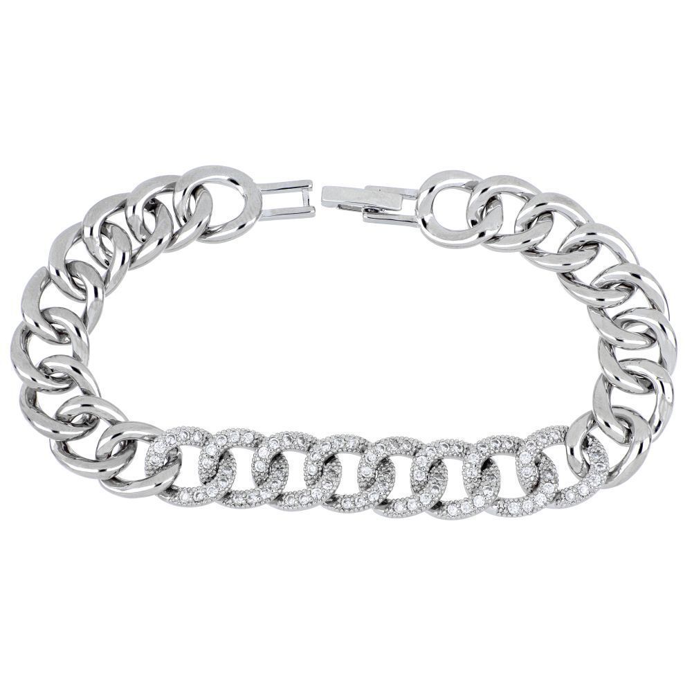 Pulsera String Mix en rodio Pulsera String Mix en rodio