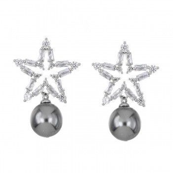 Pendientes Super Star Pearl