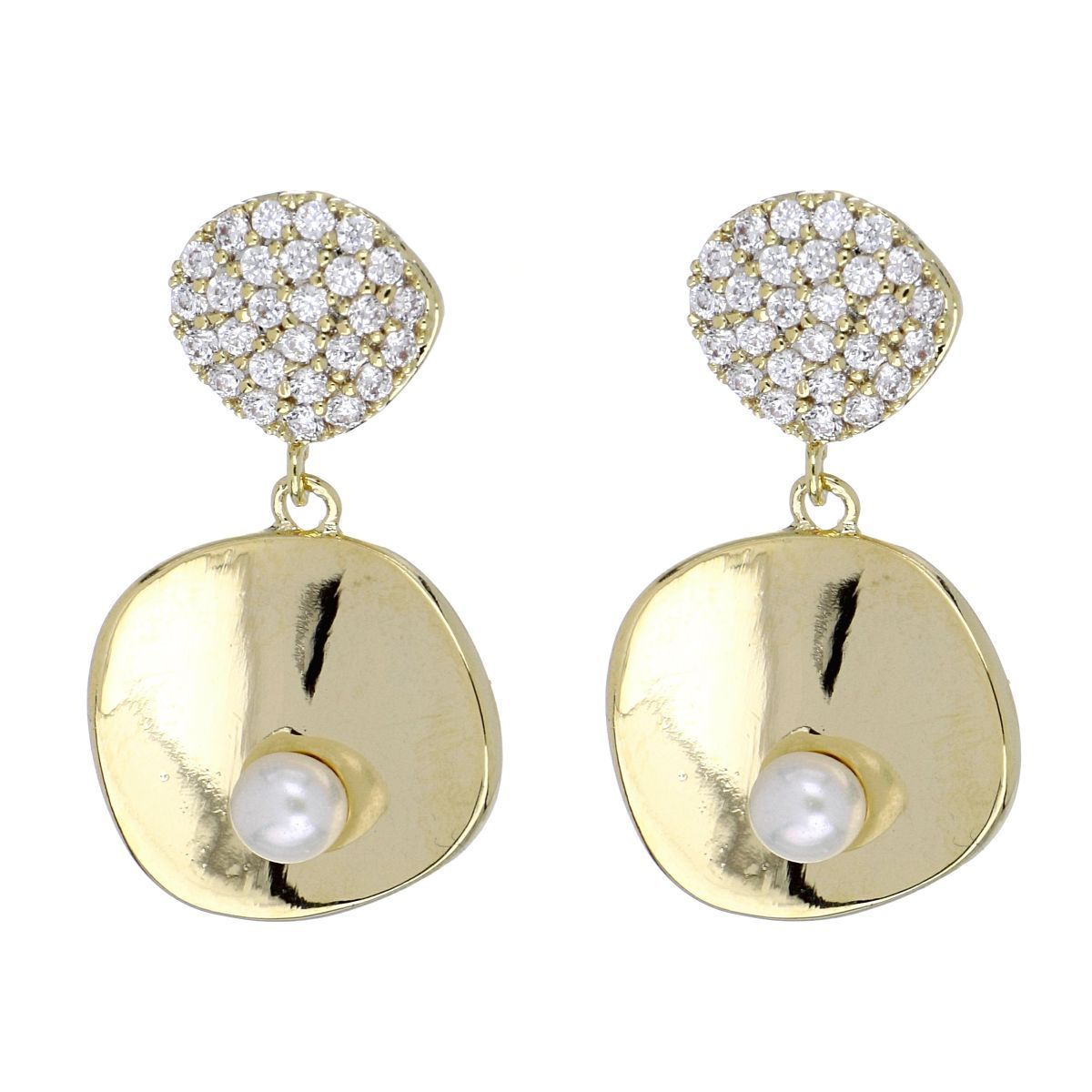 Pendientes Super Square Pearl Pendientes Super Square Pearl