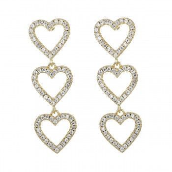 Pendientes Super Heart Line
