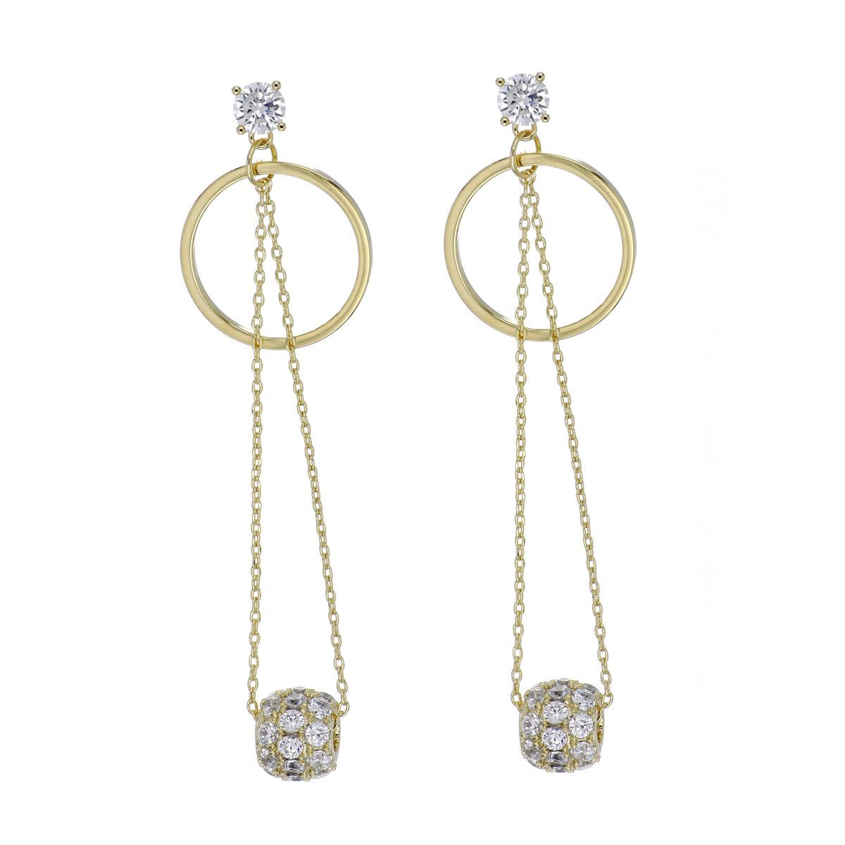 Pendientes largos Fashion Circle Pendientes largos Fashion Circle