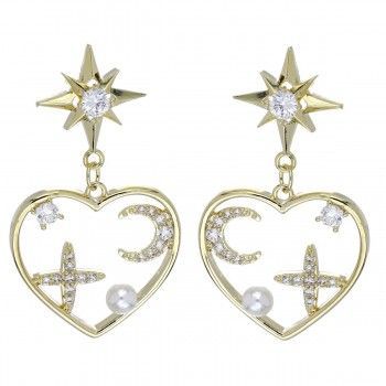 Pendientes Super Heart Sky