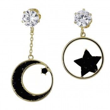 Pendientes desiguales Fashion Nocturnal