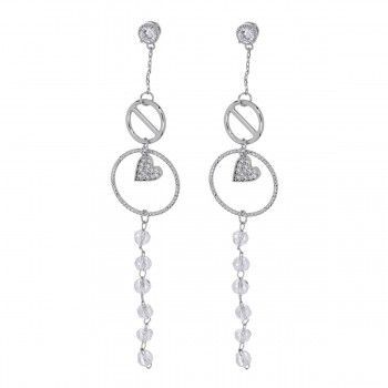 Pendientes largos Fashion Rounded