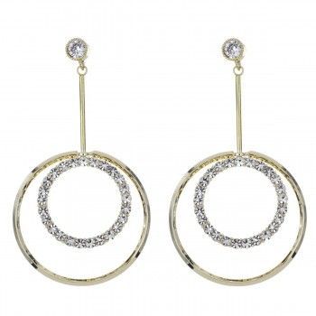 Pendientes largos Fashion Ring
