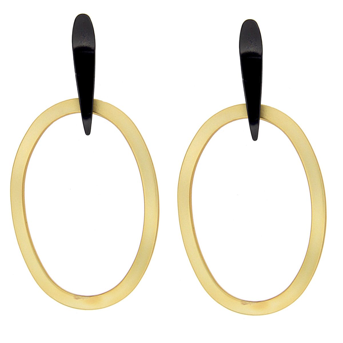 Pendientes Elipse en oro Pendientes Elipse en oro