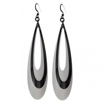 Pendientes Focal en negro